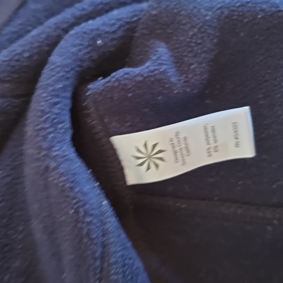 Athleta Navy Street To Summit Fleece Lined Leggings- M - Picture 8 of 9